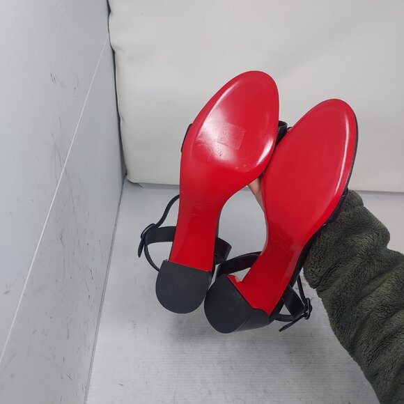 Christian Louboutin Black Miss Jane Sandal - Picture 2 of 11